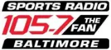 105.7 The Fan sports radio Baltimore logo